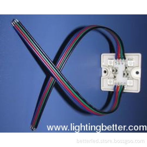 hight light RGB 4 LEDs LED module